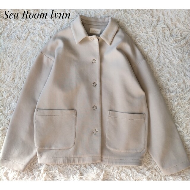 SeaRoomlynn????ボンディングシャツジャケット ブラック 新品