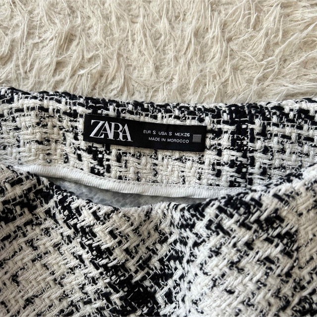 ZARA❤️ツイードスカート レディースのスカート(ミニスカート)の商品写真