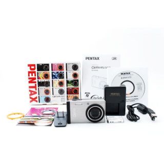 PENTAX - 【動作確認済】コンデジ PENTAX Optio RS1500 シルバーの通販