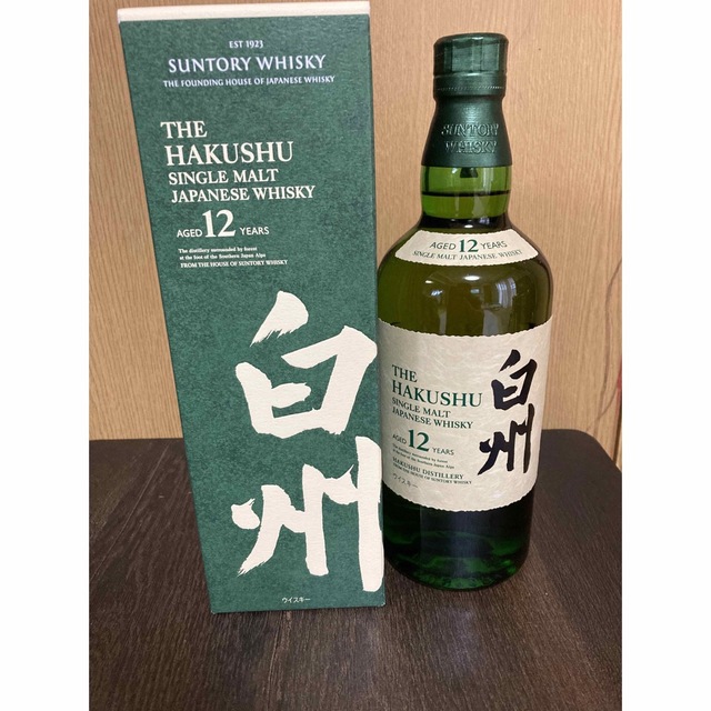 サントリー - 【送料込み】サントリー白州12年 700ml 箱付き 未開封の