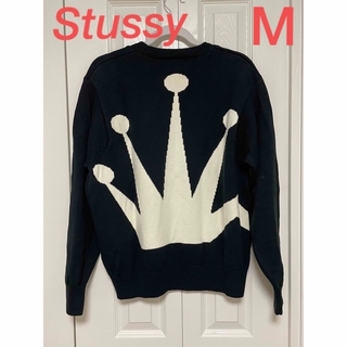 ステューシー(STUSSY)の超美品 Stussy ステューシー クラウンセーター M(ニット/セーター)