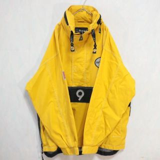 【激レア】Bear ベア ナイロンジャケット ハーフジップ USA 90s 古着
