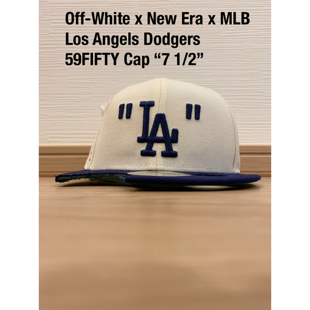 OFF WHITE NEWERA CAP Los Angeles Dodgers