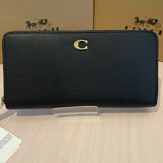 財布【新品未使用】COACH コーチ アコーディオン　ジップ　ウォレット （最新作）