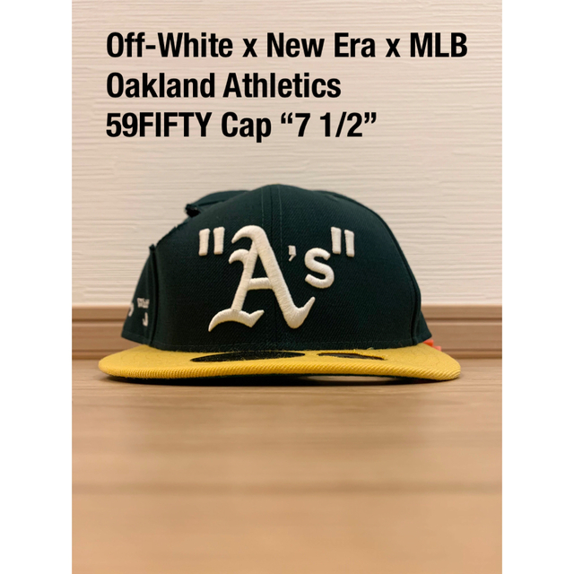 Off-White New Era MLB Cap アスレチックス キャップ 新品同様