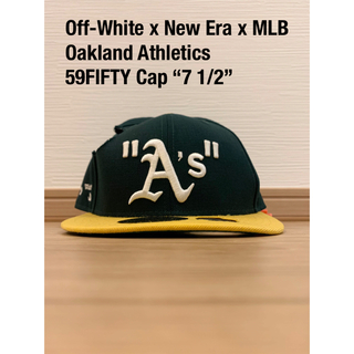 オフホワイト(OFF-WHITE)のOff-White New Era MLB Cap アスレチックス キャップ(キャップ)