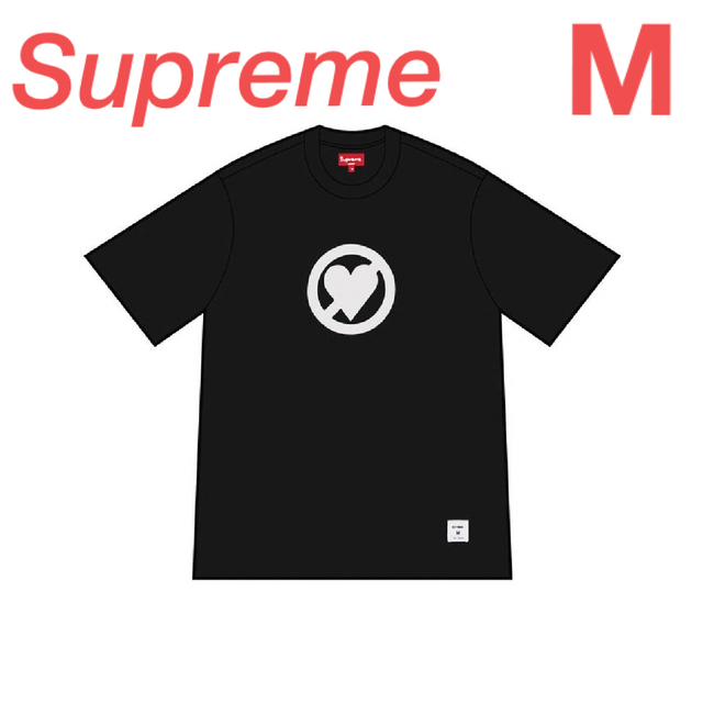 新品Supreme No Love TシャツBlack Mステッカー２枚付