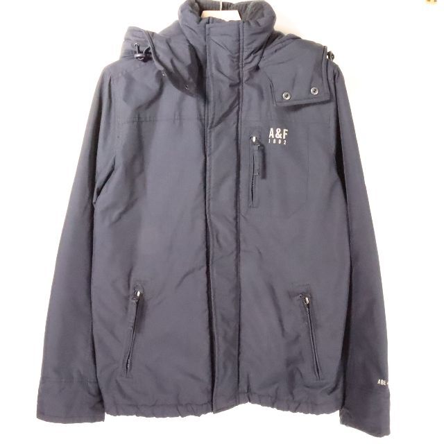 Abercrombie&Fitch(アバクロンビーアンドフィッチ)のABERCROMBIE&Fitch アバクロンビー　コート　メンズ　ネイビー メンズのジャケット/アウター(マウンテンパーカー)の商品写真