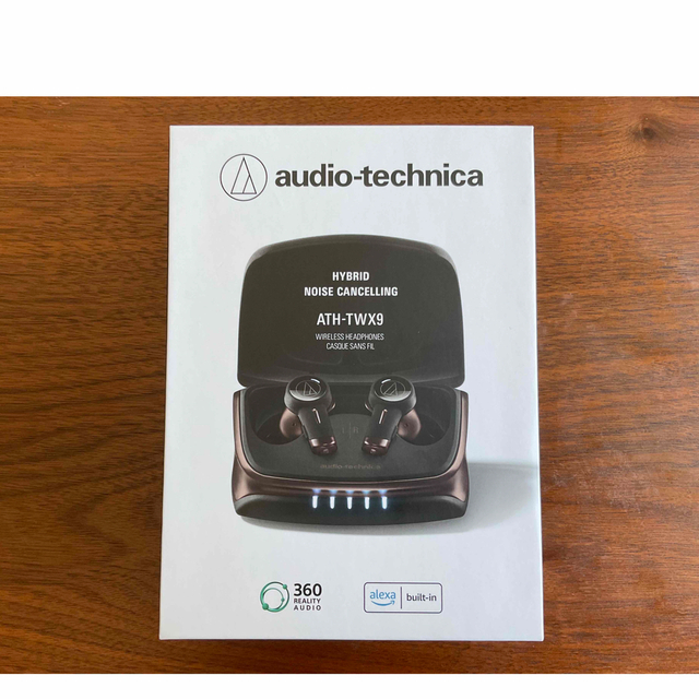 audio-technica(オーディオテクニカ)のaudio-technica ワイヤレスイヤホン ATH-TWX9 スマホ/家電/カメラのオーディオ機器(ヘッドフォン/イヤフォン)の商品写真