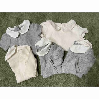 ベビーギャップ(babyGAP)の5点セット★GAP襟付きボディースーツ★(ロンパース)