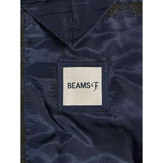 BEAMS F ビームス ネイビー ブラック チェック ジャケット 4648