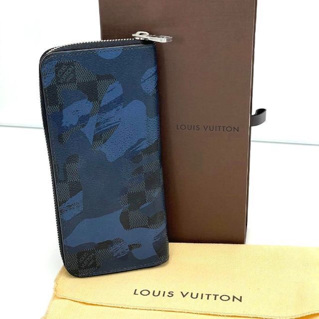 LouisVuitton ルイヴィトン 財布 ダミエ コバルトジッピーウォレット希少