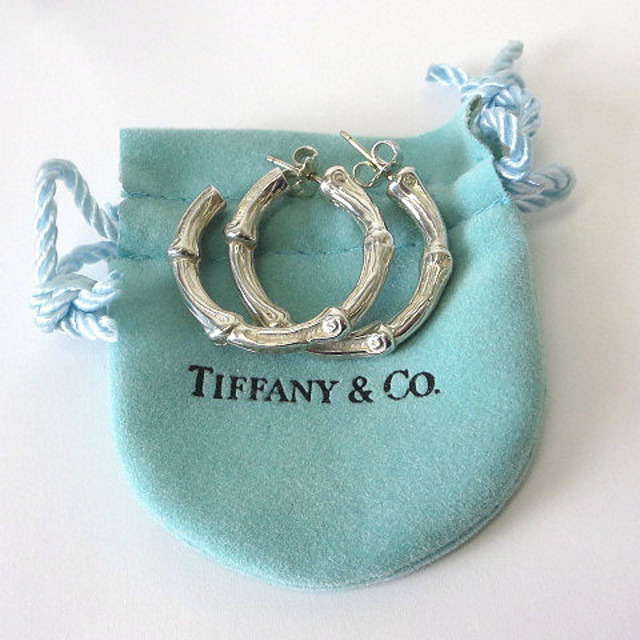 ティファニー　Tiffany \u0026 Co バンブーフープ　ピアス(片耳)廃盤人気商品