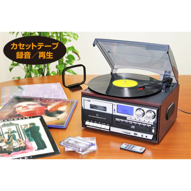 美品 CDカセットレコードが1台に マルチオーディオプレーヤー MA-89 1