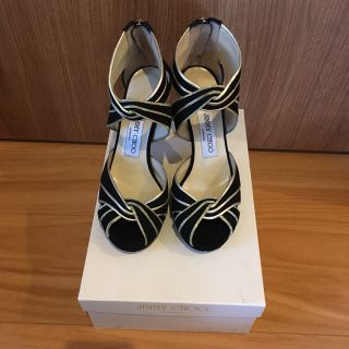 ジミーチュウ(JIMMY CHOO)のジミーチュウ　スエードサンダルピンヒール　秋冬も！！(ハイヒール/パンプス)