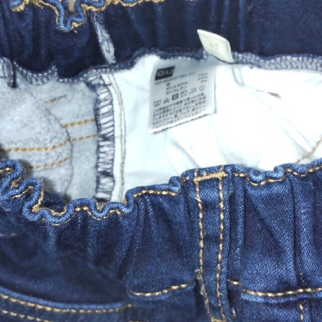 GU(ジーユー)のGU  キッズ デニムスカート 120 キッズ/ベビー/マタニティのキッズ服女の子用(90cm~)(スカート)の商品写真