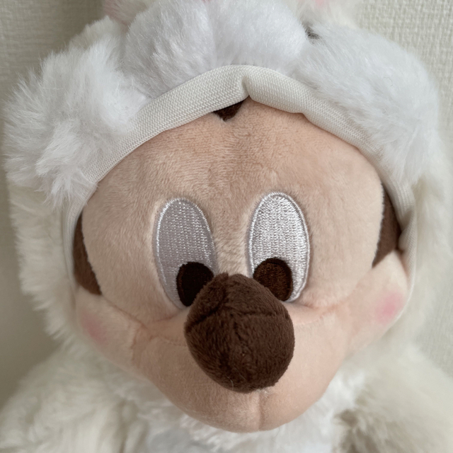 Disney(ディズニー)のミッキーマウス　ぬいぐるみ　干支　うさぎ エンタメ/ホビーのおもちゃ/ぬいぐるみ(キャラクターグッズ)の商品写真