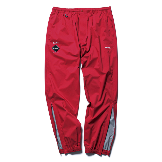 F.C.R.B.(エフシーアールビー)のS 新品 送料無料 FCRB 21AW RAIN PANTS RED メンズのパンツ(その他)の商品写真