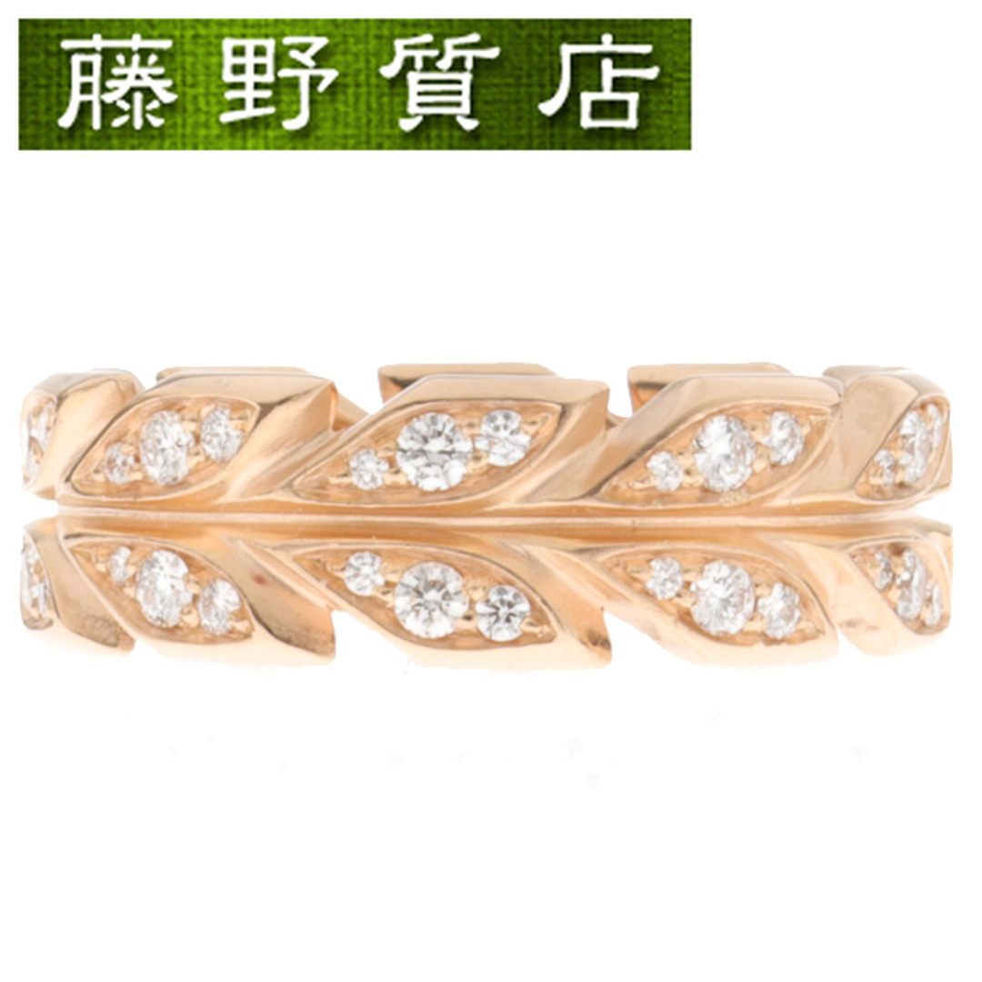 (新品仕上げ済）ティファニー TIFFANY ビクトリア ヴァイン ダイヤ リング 指輪 K18 PG × ダイヤモンド フルダイヤ 約13号 8674