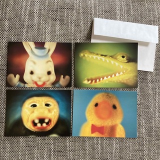 動物シリーズ　greeting card 4種(印刷物)