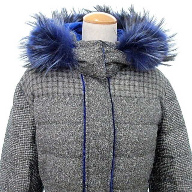 ETRO - エトロ 美品 ダウンコート ラクーンファーフード 42 M~L