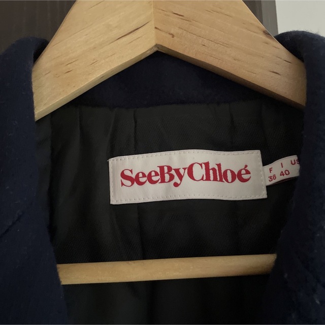 SEE BY CHLOE(シーバイクロエ)のsee by chloe コート レディースのジャケット/アウター(チェスターコート)の商品写真
