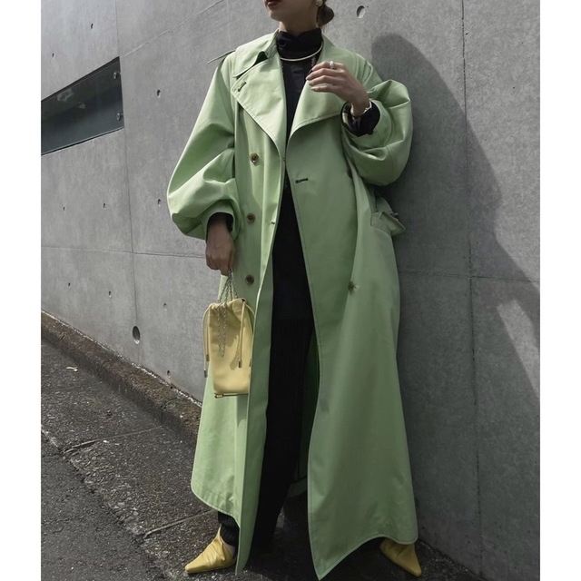 トレンチコートAmeri TURKEY ORGANIC FLARE TRENCH COAT