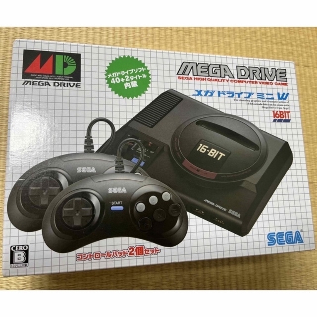 SEGA(セガ)のSEGA メガドライブ ミニW未開封新品 エンタメ/ホビーのゲームソフト/ゲーム機本体(家庭用ゲーム機本体)の商品写真