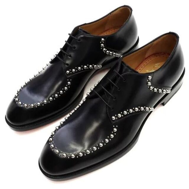 Christian Louboutin - F03105 未使用品 クリスチャンルブタン 革靴 黒 41.5
