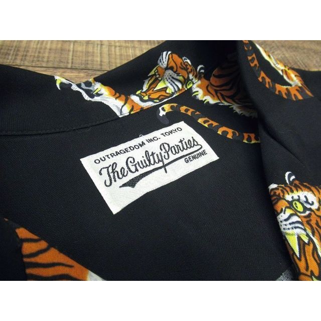 極美品 ワコマリア TIM LEHI 21SS 虎 タイガー アロハ シャツ L # lahza.jp