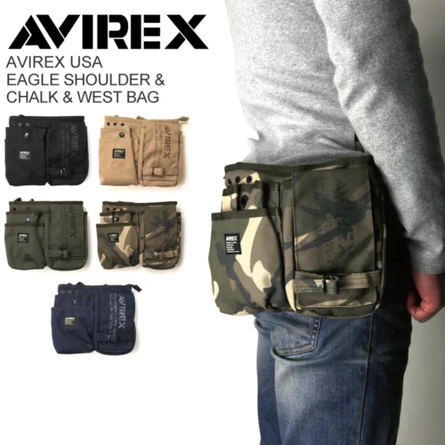 AVIREX(アヴィレックス)の最安値 大人気 AVIREX EAGLE 2WAYショルダーバッグ AVX342 メンズのバッグ(ショルダーバッグ)の商品写真