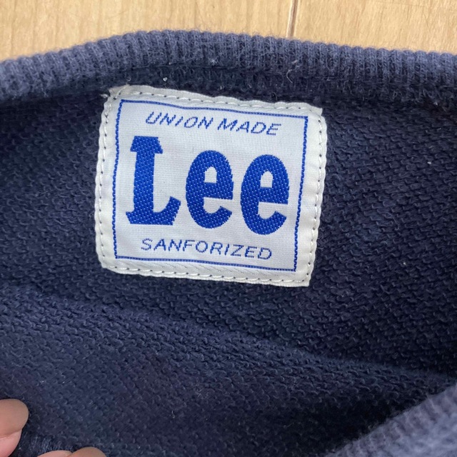 Lee(リー)のLeeトレーナー　スウェット　100 ネイビー キッズ/ベビー/マタニティのキッズ服男の子用(90cm~)(Tシャツ/カットソー)の商品写真