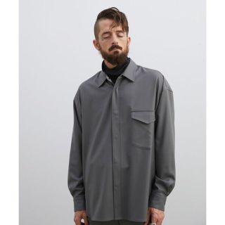 LIDNM Super100s NAVAL SHIRT 21AW(シャツ)