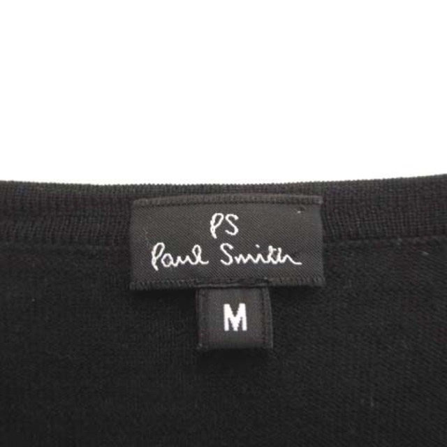 ポールスミス PAUL SMITH ニット セーター 長袖 ウール 黒 M