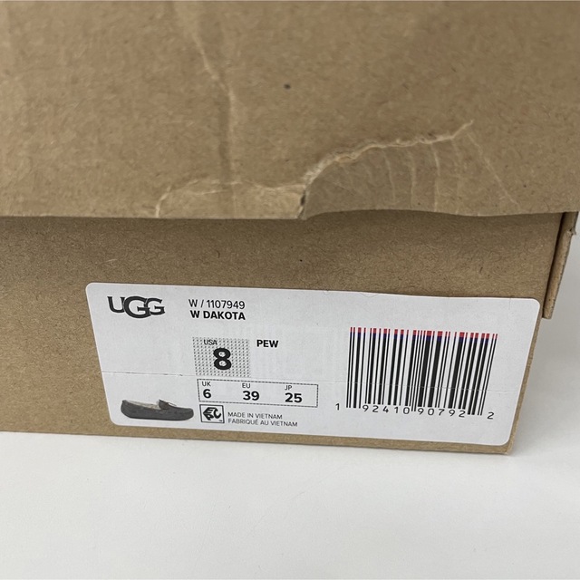 UGG(アグ)のUGG DAKOTA スリッポン8 25cm グレー レディースの靴/シューズ(スリッポン/モカシン)の商品写真