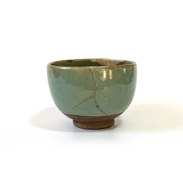 陶芸磁州窯花瓶 茶道具 箱付 Kintsugi Edo 24カラット WWTT156