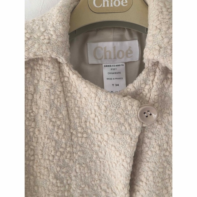 ■Chloe コート オフホワイト レディース