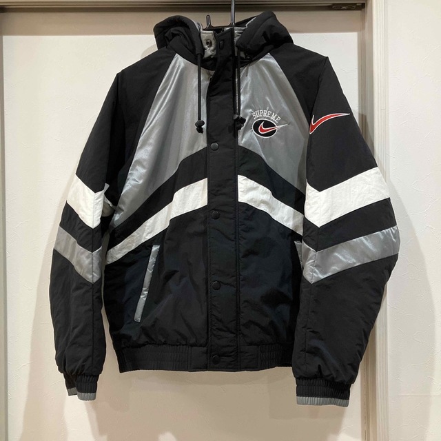 Supreme nike hooded sport jacket black L