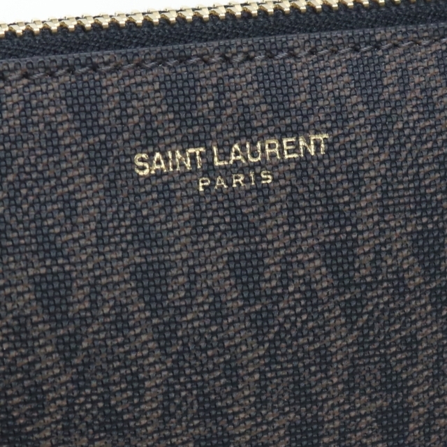 SAINT LAURENT サンローラン パッドホルダー 420273 GIT0J 2320 クラッチバッグ PVC ユニセックス