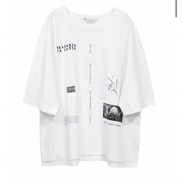 JieDa RANDOM TEE WHT ジエダ ランダム Tシャツ 秋山黄色