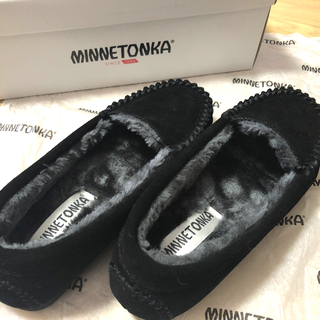 ミネトンカ(Minnetonka)のミネトンカ　モカシン　ボア(スリッポン/モカシン)