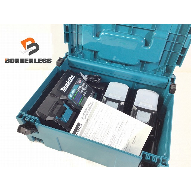 ☆極美品☆makita マキタ 40Vmax パワーソースキット リチウムイオンバッテリ BL4050F(40Vmax 5.0Ah)×2 急速充電器 DC40RA ケース付 64467