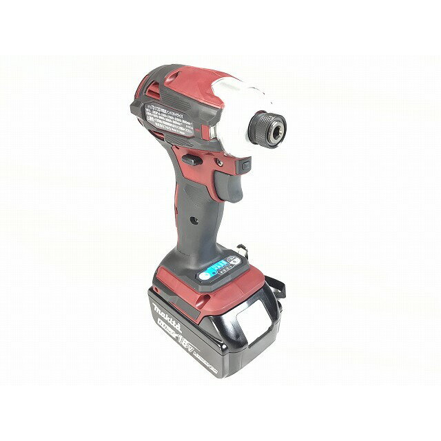 Makita(マキタ)の☆未使用品☆makita マキタ 18V 充電式インパクトドライバ TD172DGXAR 赤/レッド バッテリー2個(18V 6.0Ah) 充電器 ケース付 63752 自動車/バイクのバイク(工具)の商品写真