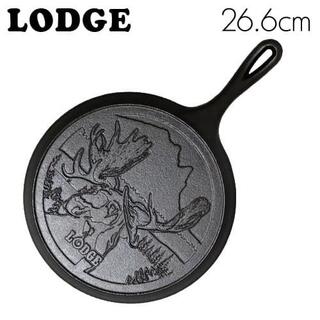 ロッジ(Lodge)の(JJ4674)ロッジ ロジック ラウンドグリドル 10-1/2インチ(調理器具)