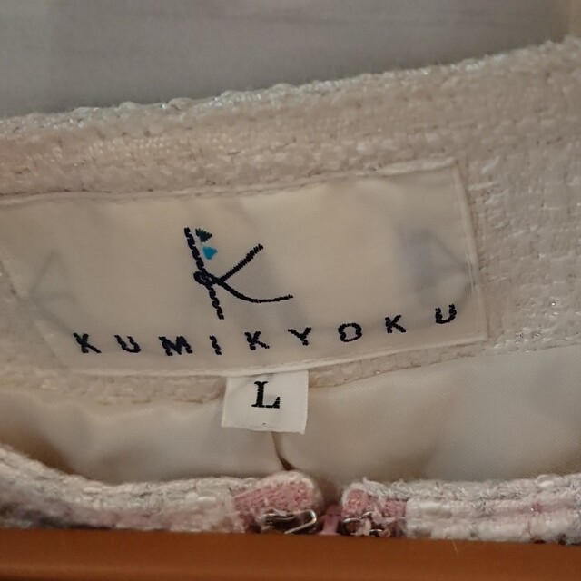 kumikyoku（組曲）(クミキョク)の組曲 入学式 スーツ Ｌ キッズ/ベビー/マタニティのキッズ服女の子用(90cm~)(ドレス/フォーマル)の商品写真