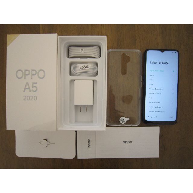 OPPO(オッポ)のOPPO A5 2020 ブルー 楽天モバイル SIMフリー スマホ/家電/カメラのスマートフォン/携帯電話(スマートフォン本体)の商品写真