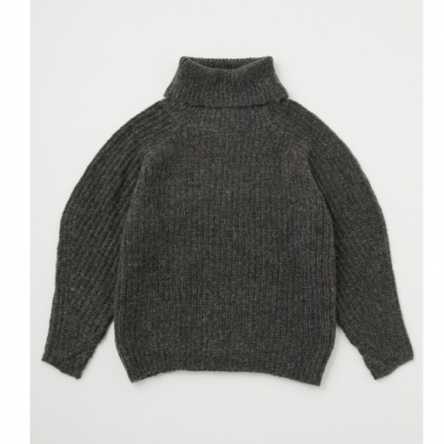 moussy(マウジー)のmoussy 新作　FLUFFY ROLL NECK ニット　グレー　タートル レディースのトップス(ニット/セーター)の商品写真