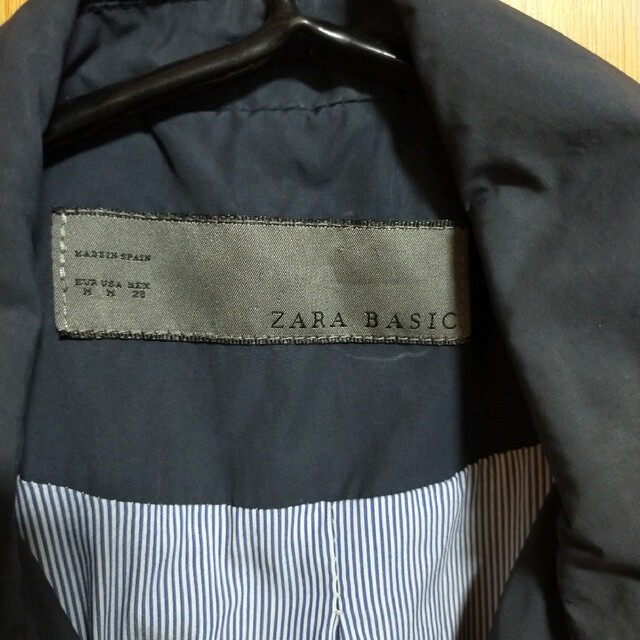 ZARA(ザラ)のZARA BASIC  ザラベーシック トレンチコート ロング アウター M レディースのジャケット/アウター(トレンチコート)の商品写真