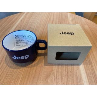 ジープ(Jeep)のJEEP正規品オフィシャルグッズ　ジープスープマグカップ　ネイビー(その他)