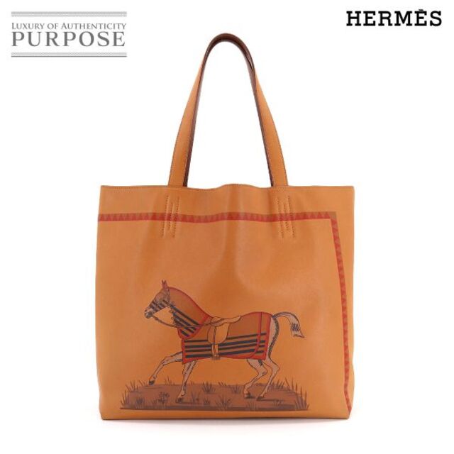 Hermes - エルメス HERMES ドゥブルセンス 36 ロカバール トート バッグ 馬柄 リバーシブル シッキム ブラウン □O刻印 VLP 90163098